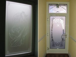 Sandstrahlen auf Glas – schlichte und elegante Gestaltungsmöglichkeiten