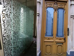 Sandstrahlen auf Glas – schlichte und elegante Gestaltungsmöglichkeiten