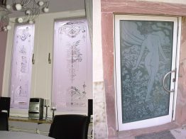 Sandstrahlen auf Glas – schlichte und elegante Gestaltungsmöglichkeiten